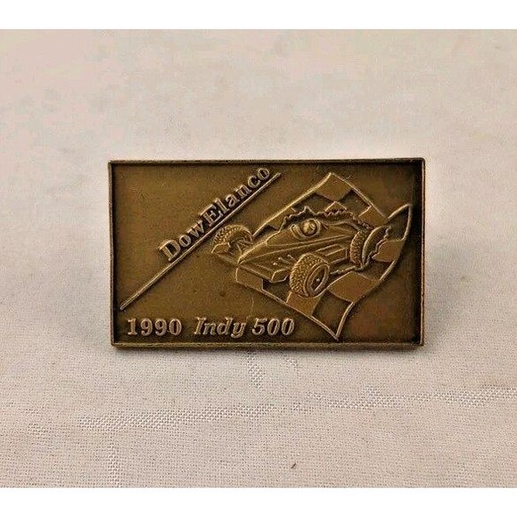 Vintage 1990 DOW Chemical DowElanco Indianapolis 500 Sponsor Pin-NICE!